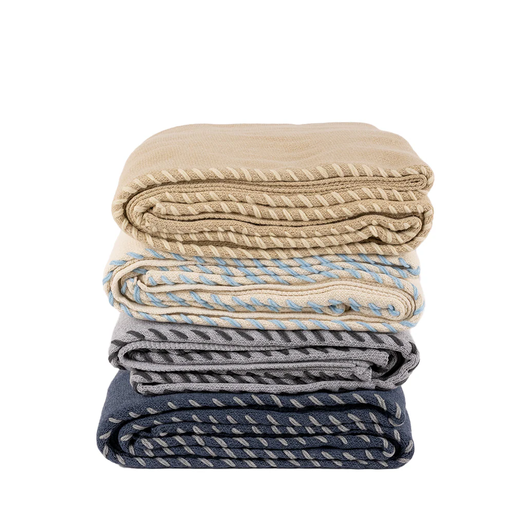Camel & Cream Throw Blanket - Image 4