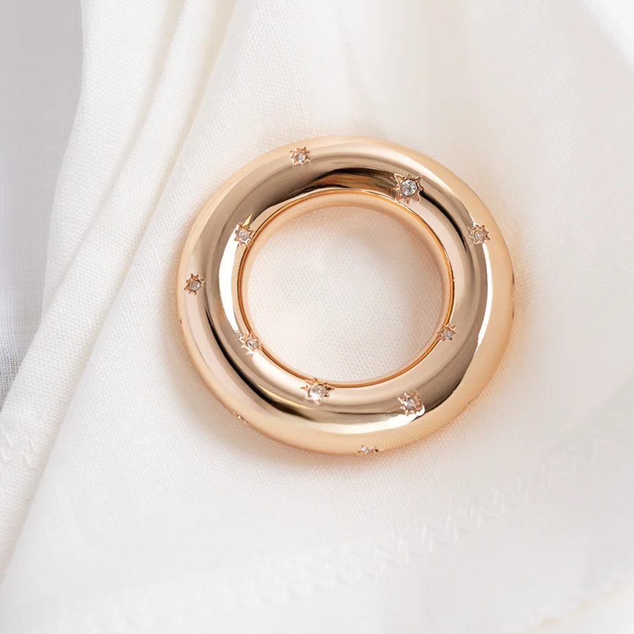 Gold Étoiles Napkin Ring - Image 5