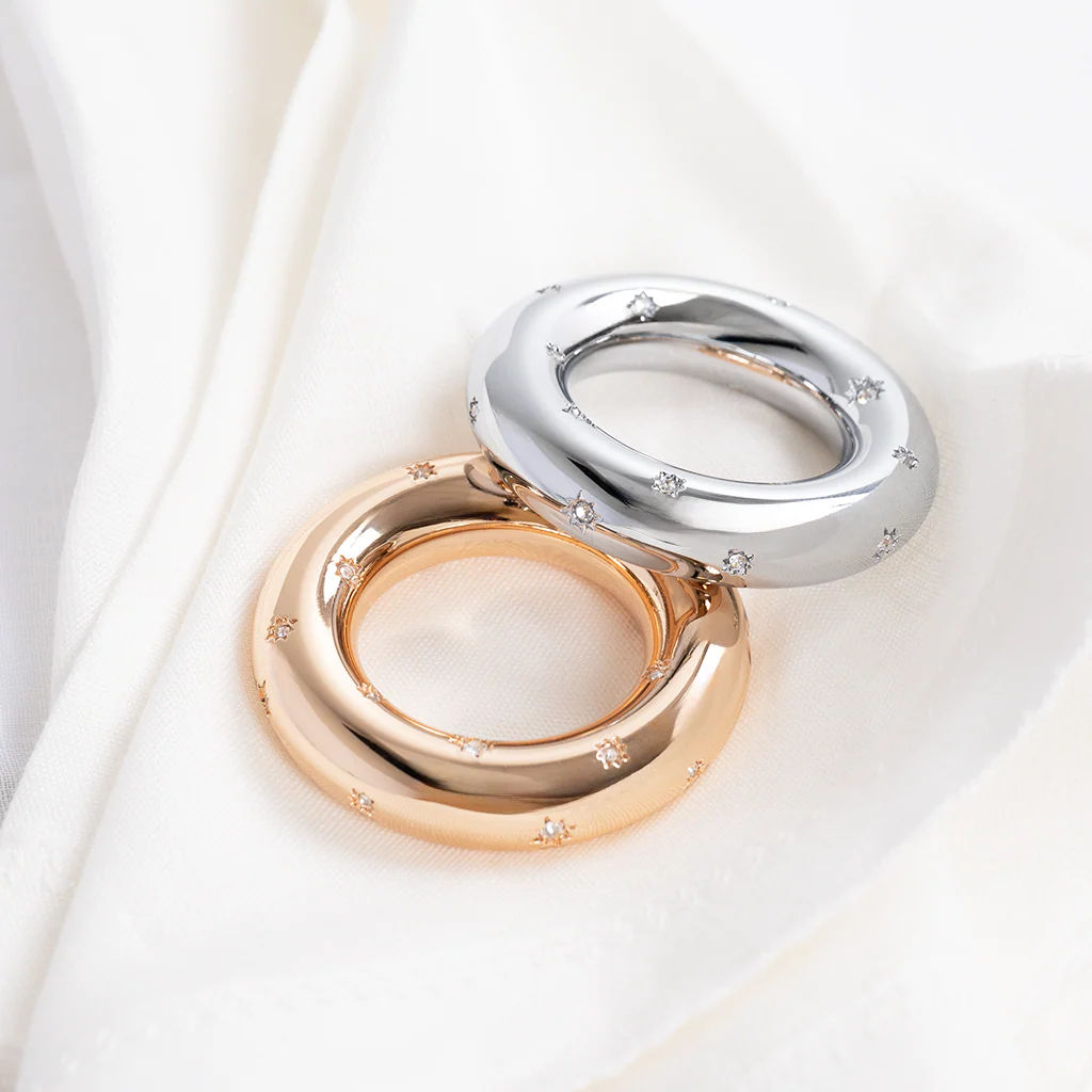 Gold Étoiles Napkin Ring - Image 8