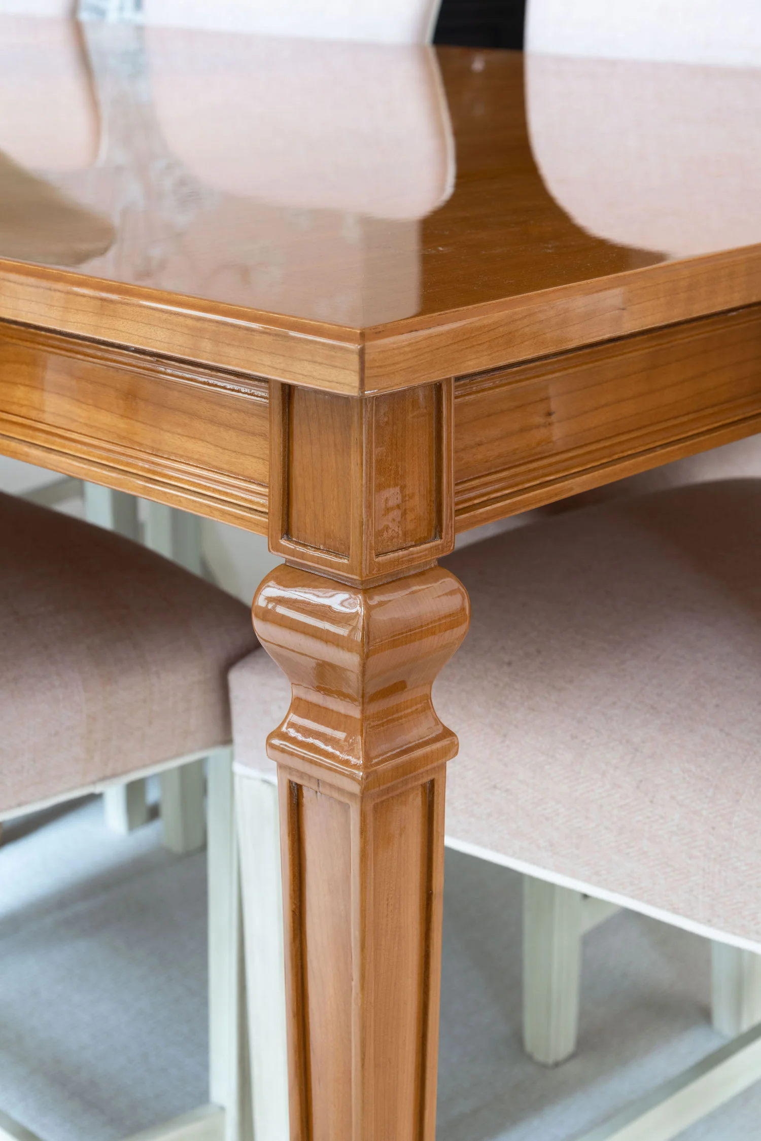 Satinwood Dining Table - Image 5
