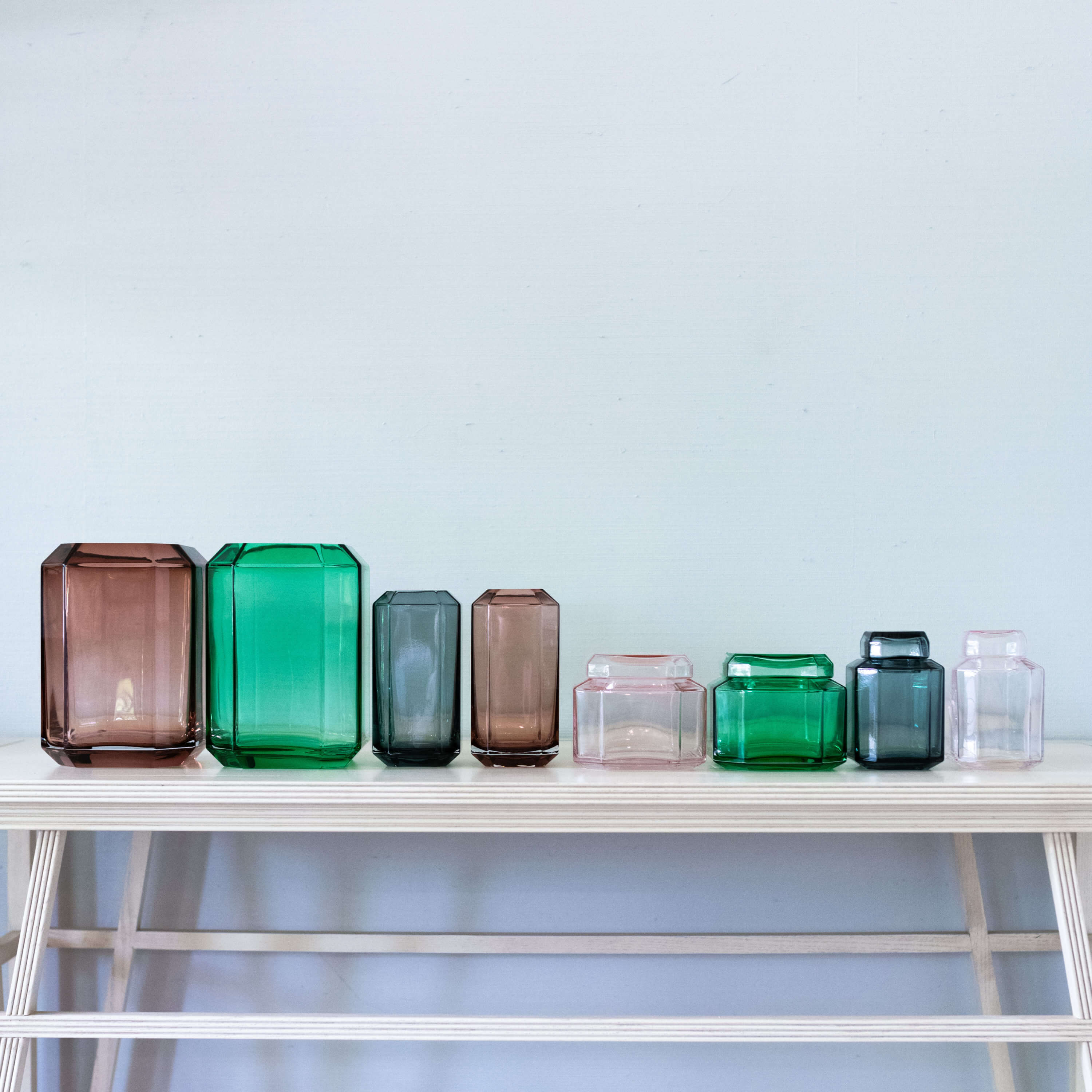 Small Faceted Vase - Image 7